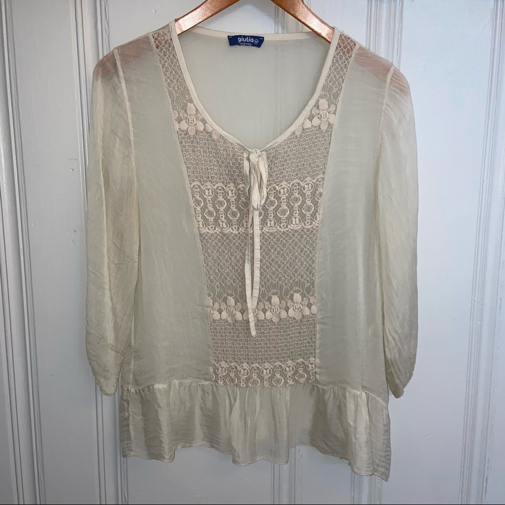Guilia Silk Blouse made in Italy